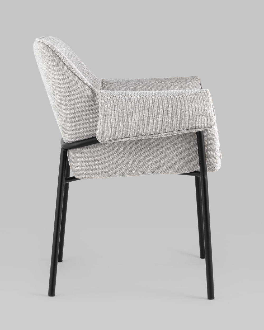 Кресло Бесс рогожка светло-серый 2 шт.