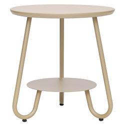 Столик Stian, Ø50 см, бежевый