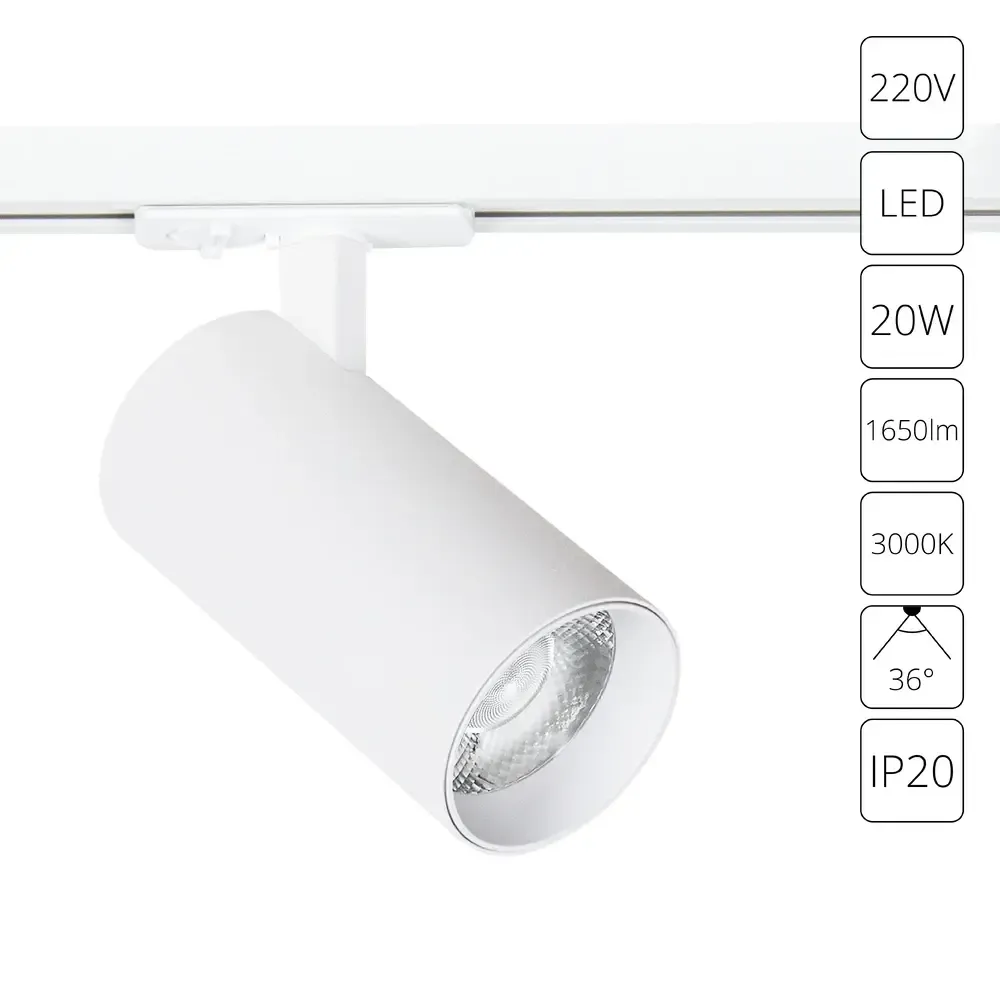 Трековый светильник Arte Lamp