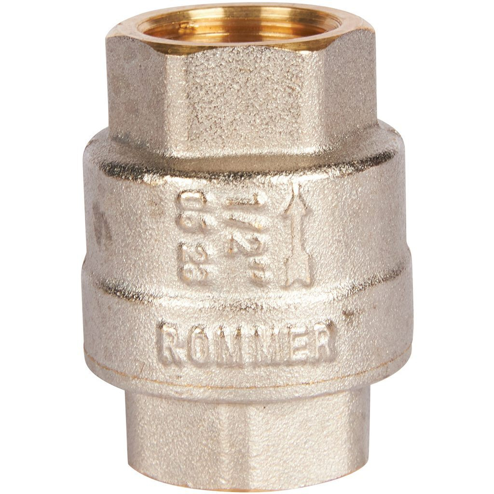 ROMMER RVC-0002-000015 ROMMER 1/2  Клапан обратный пружинный муфтовый с пластиковым седлом