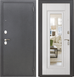 Вива зеркало антик серебро Белое дерево