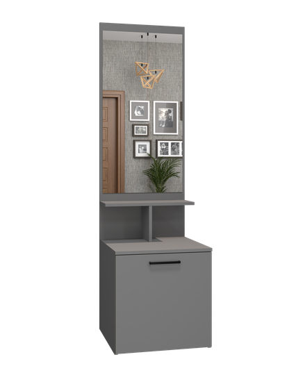 Тумба ДЕПО-6 /490*1700*480/ дуб сонома / белый