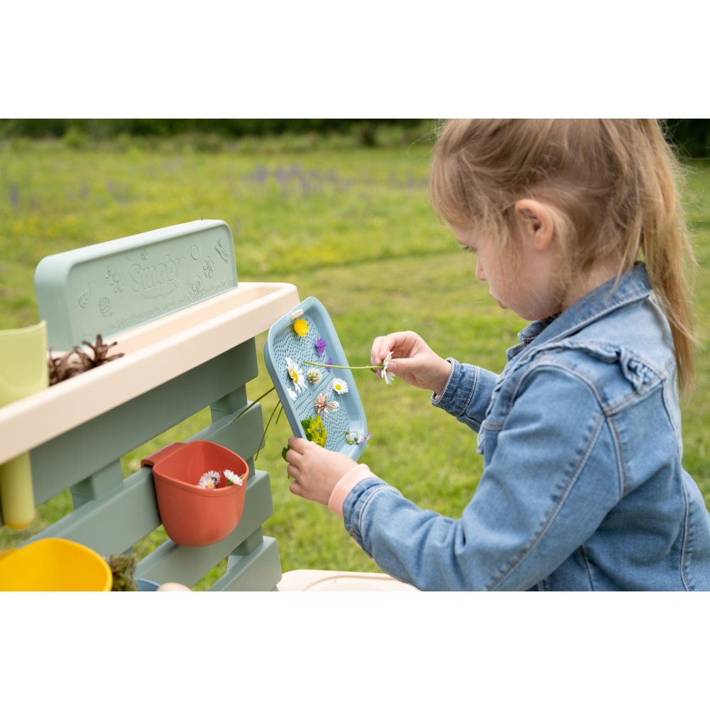 Игровая кухня Smoby 840208 для игр с водой и песком с 15 аксессуарами для детей от 3 лет — фото 11