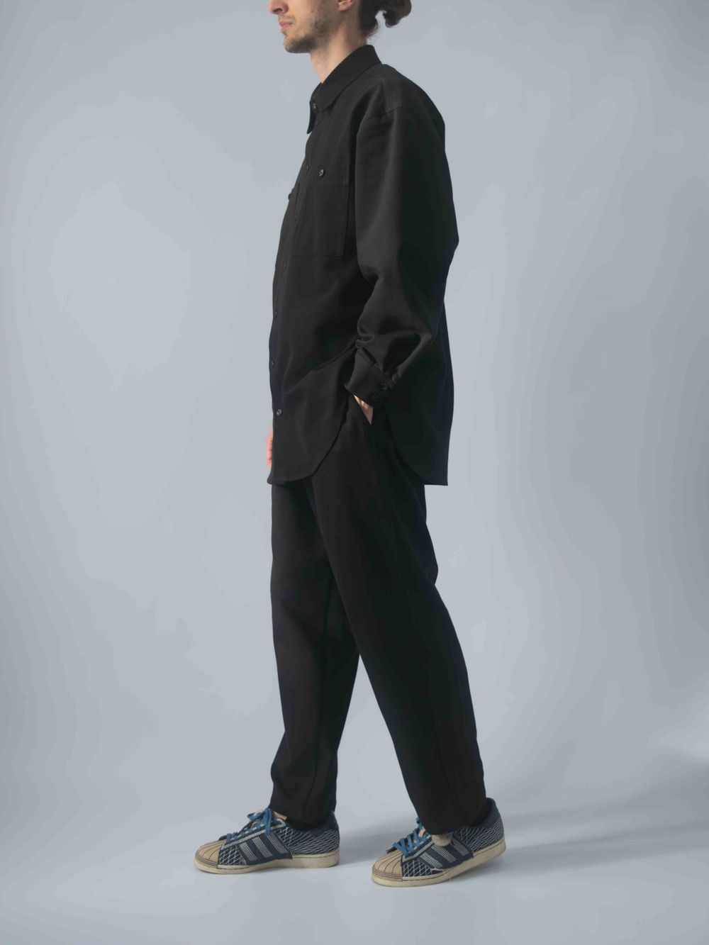 Рубашка Sashina Oversize черная