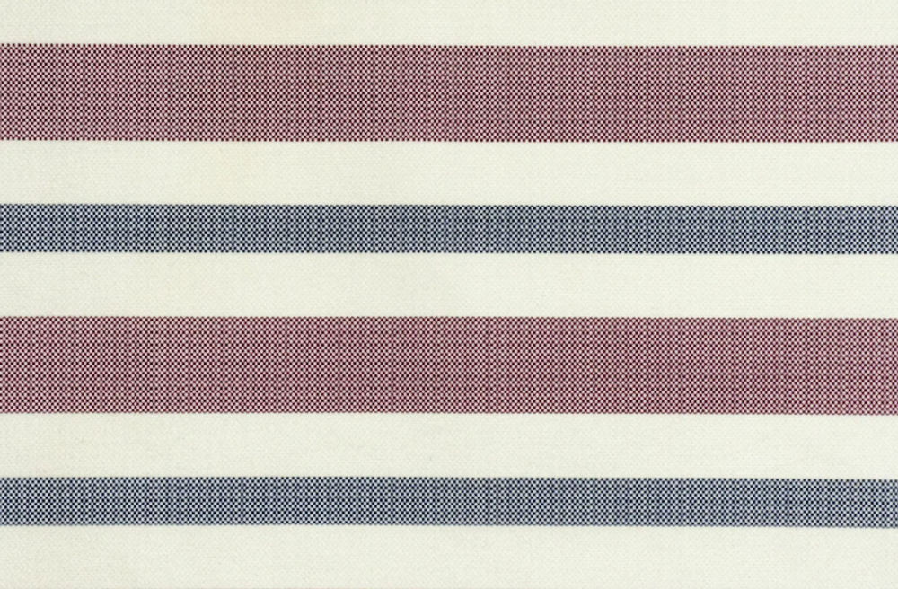 CLASSIC STRIPE 4 мебельный велюр, рисунок полоска, белый фиолетовый синий, 1,4 м