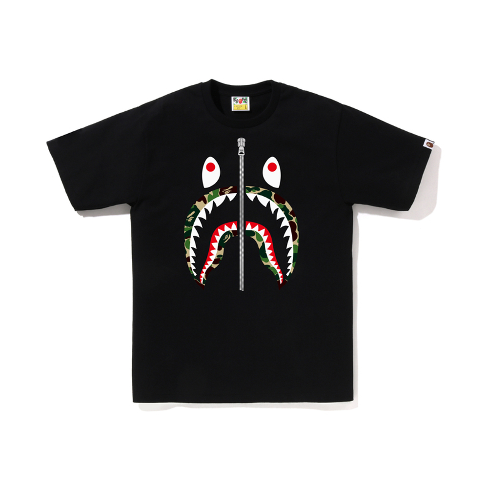 A Bathing Ape Abc Camo Shark черный зеленый