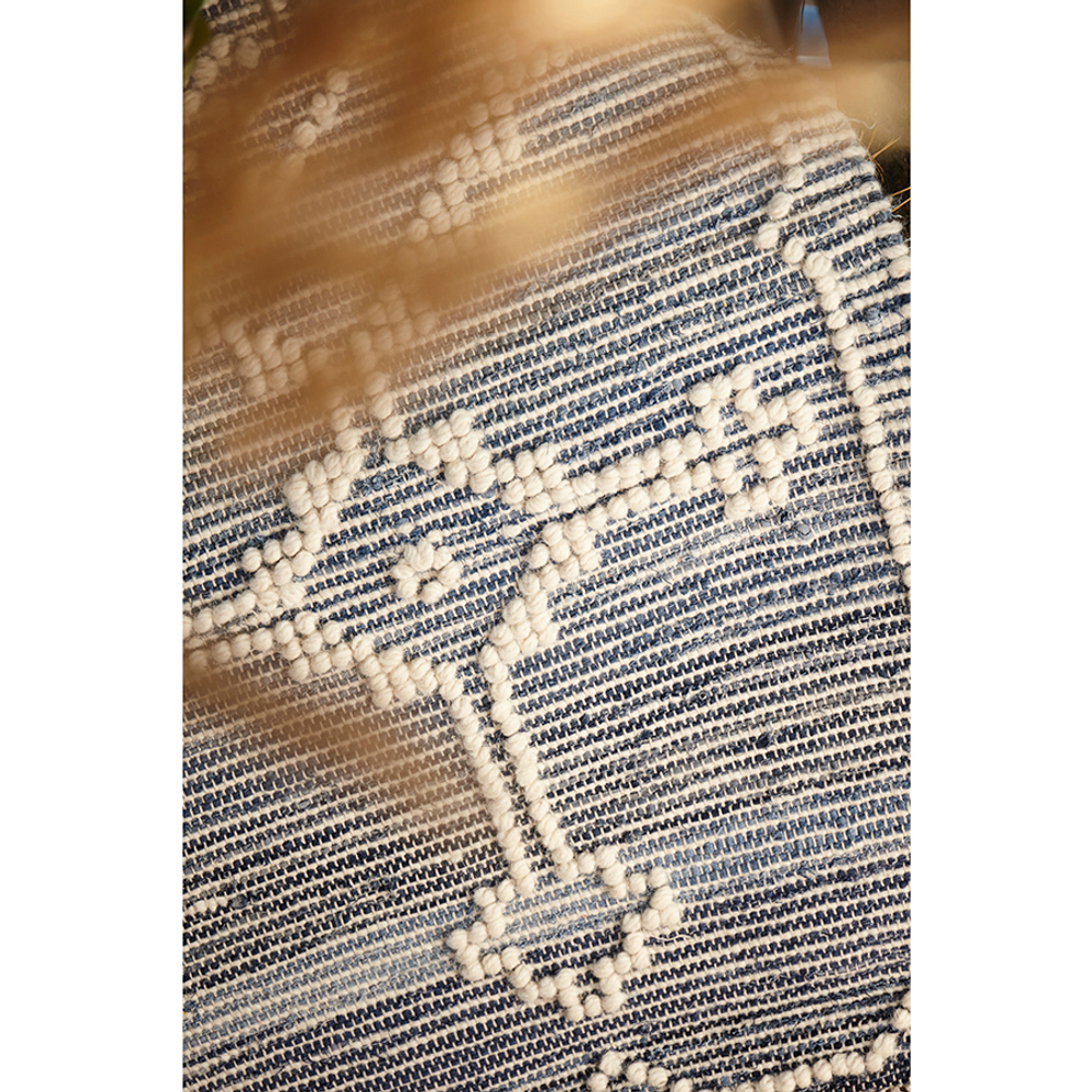 Ковер из шерсти и денима jammu из коллекции ethnic, 70x160см