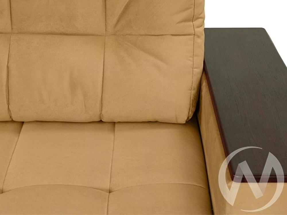 Диван прямой Элегант БД (2022) ДЕКОР ВЕНГЕ/GROUND 13 (темно-бежевый)