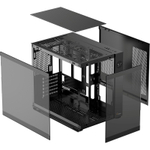 Корпус Ocypus Iota C70 BK ARGB, Midi-Tower, ATX, mATX, mITX, Black, Без БП