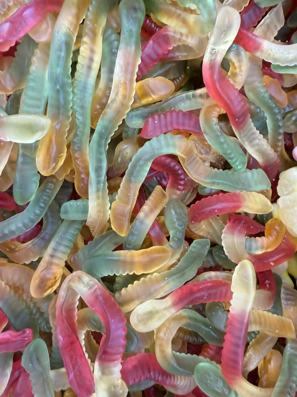 Черви со вкусом апельсина,яблока,лимона и клубники 1,08 кг*6 (16019763) BEBETO