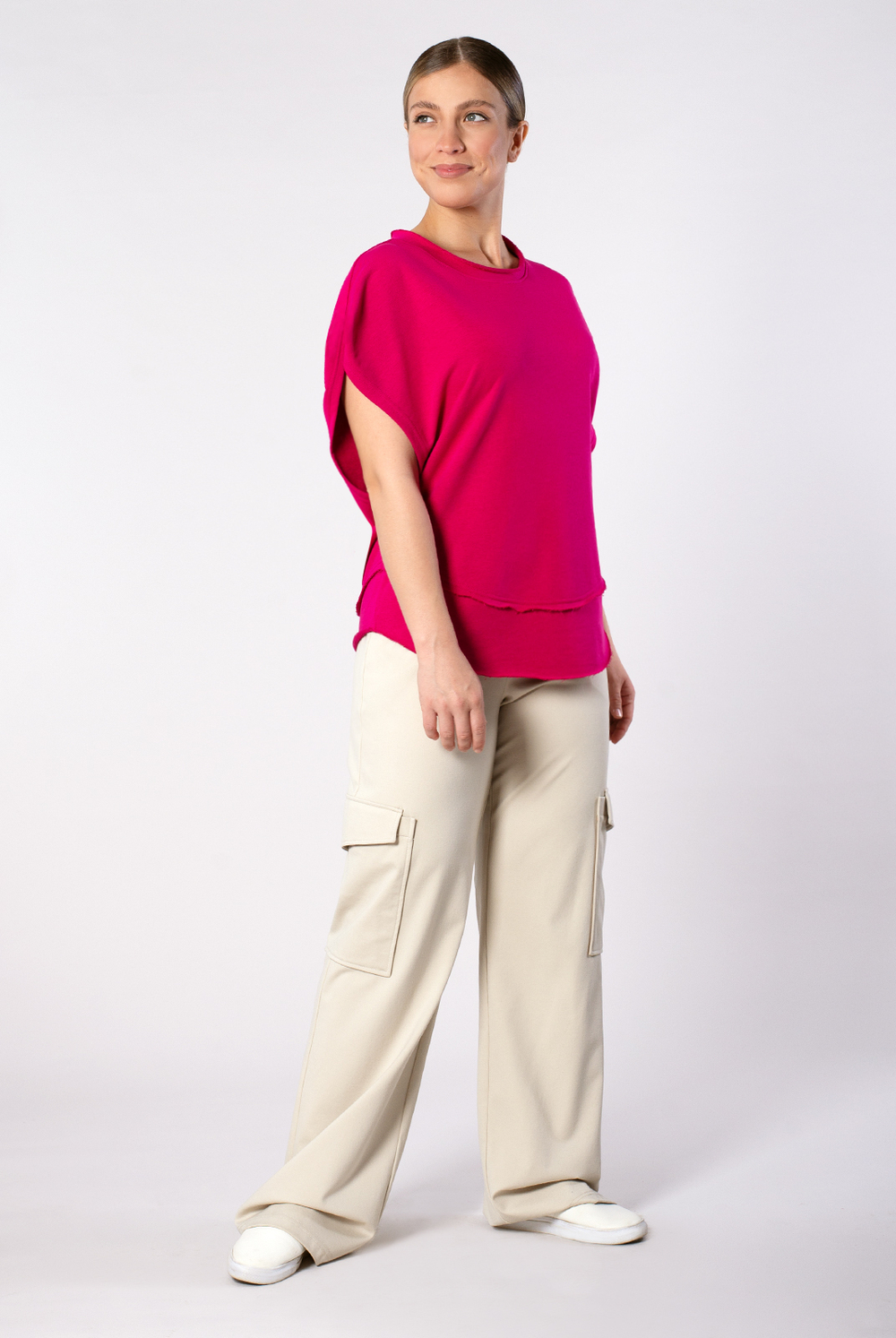 Жилет женский 4383АП, фуксия #58Фук064383АП