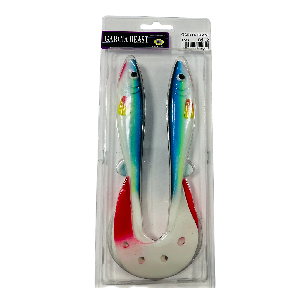 Силиконовая приманка GARCIA BEAST 19см COL12 №77