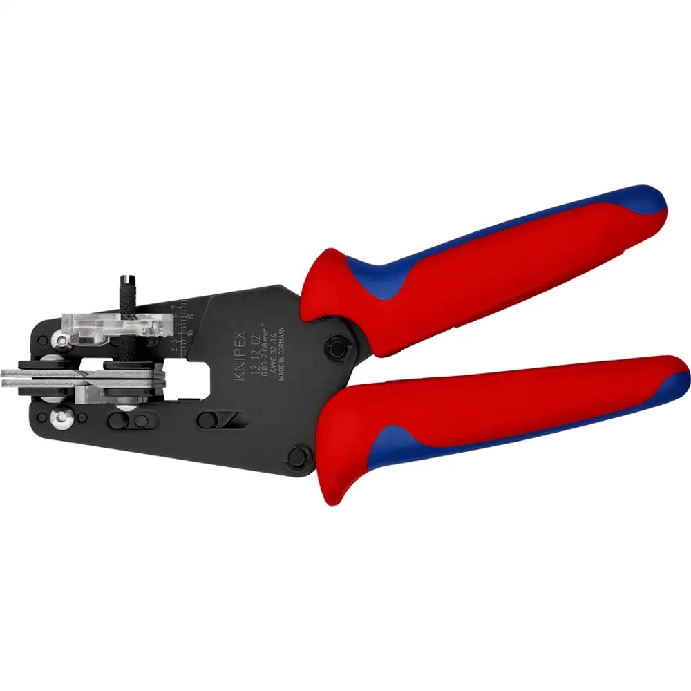 Прецизионный инструмент для удаления изоляции чернёные 195 мм Knipex 12 12 02
