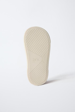 ZARA ТЕКСТИЛЬНЫЕ КРОССОВКИ BAREFOOT, КРАСНЫЙ