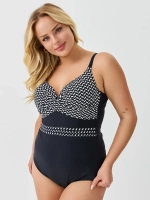 Купальник слитный зебра