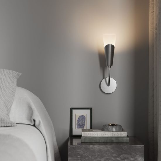 60167/1 / настенный светильник / никель