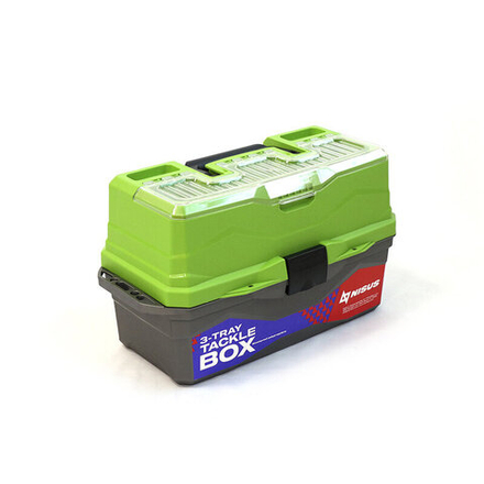 Ящик для снастей tackle box 3-полочный Nisus зеленый