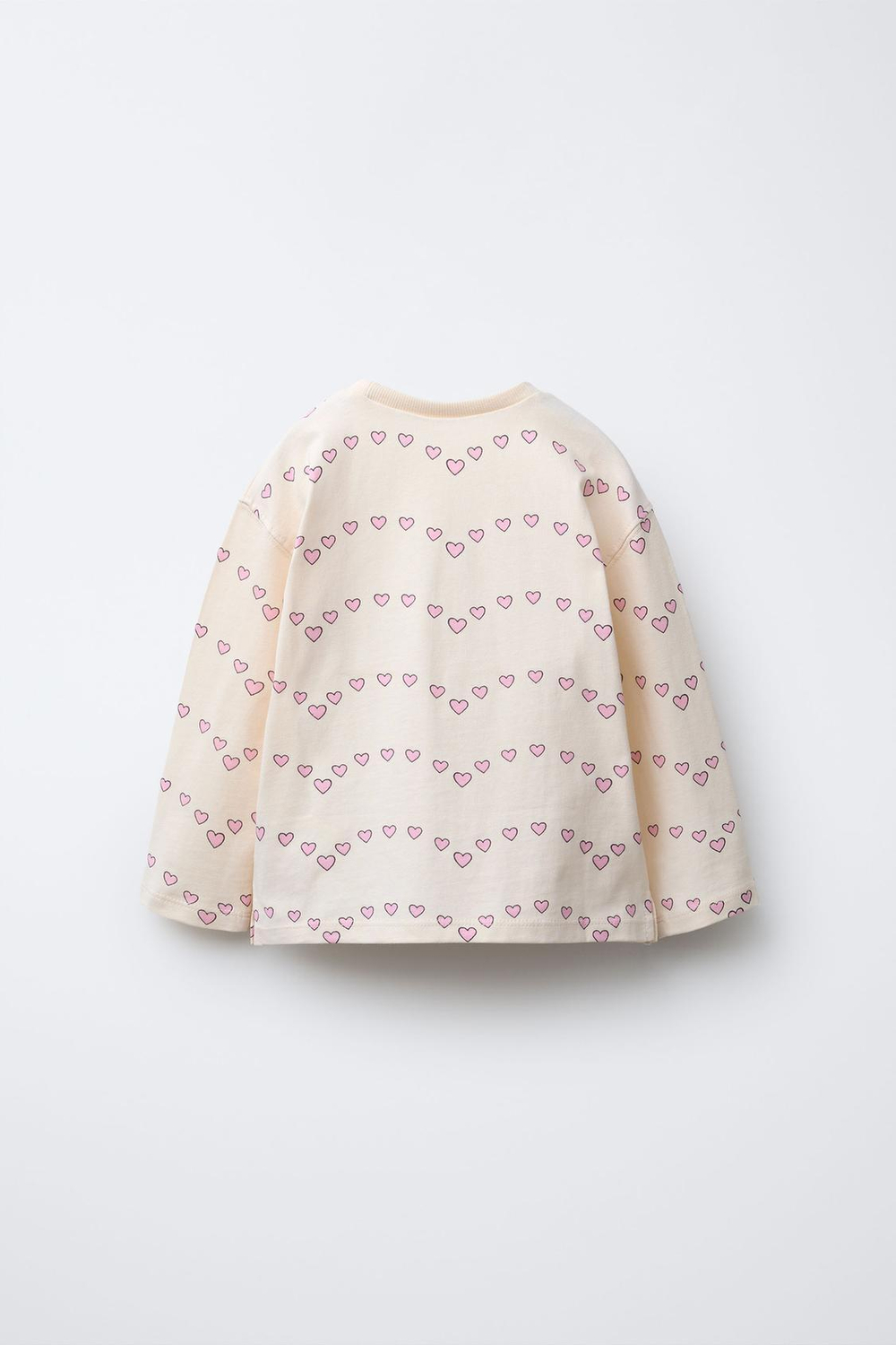 ZARA ФУТБОЛКА С ПРИНТОМ И НАДПИСЬЮ, ЭКРЮ