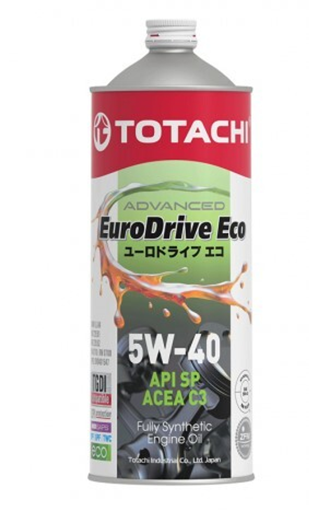 Масло Totachi 5W-40 EURODRIVE ECO Fully Synthetic синтетическое C3 SP 1л / 5W40