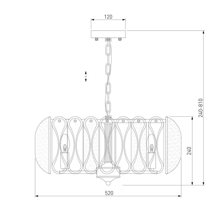 Подвесная люстра Bogates Callas 365/6