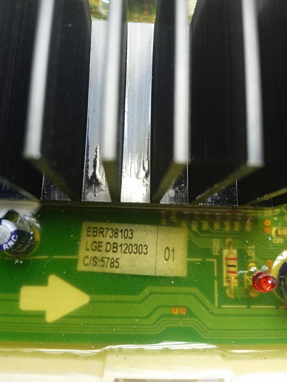 M1092QD1 кт10 Электронный модуль для стиральной машины LG EBR738103 б/у