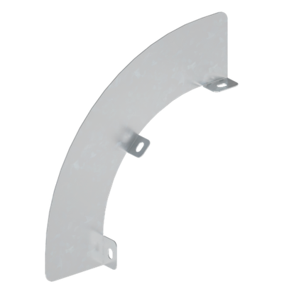 Перегородка SEP для угла CD 90 H100, в комплекте с крепежными элементами и необходимыми для монтажа, г/о