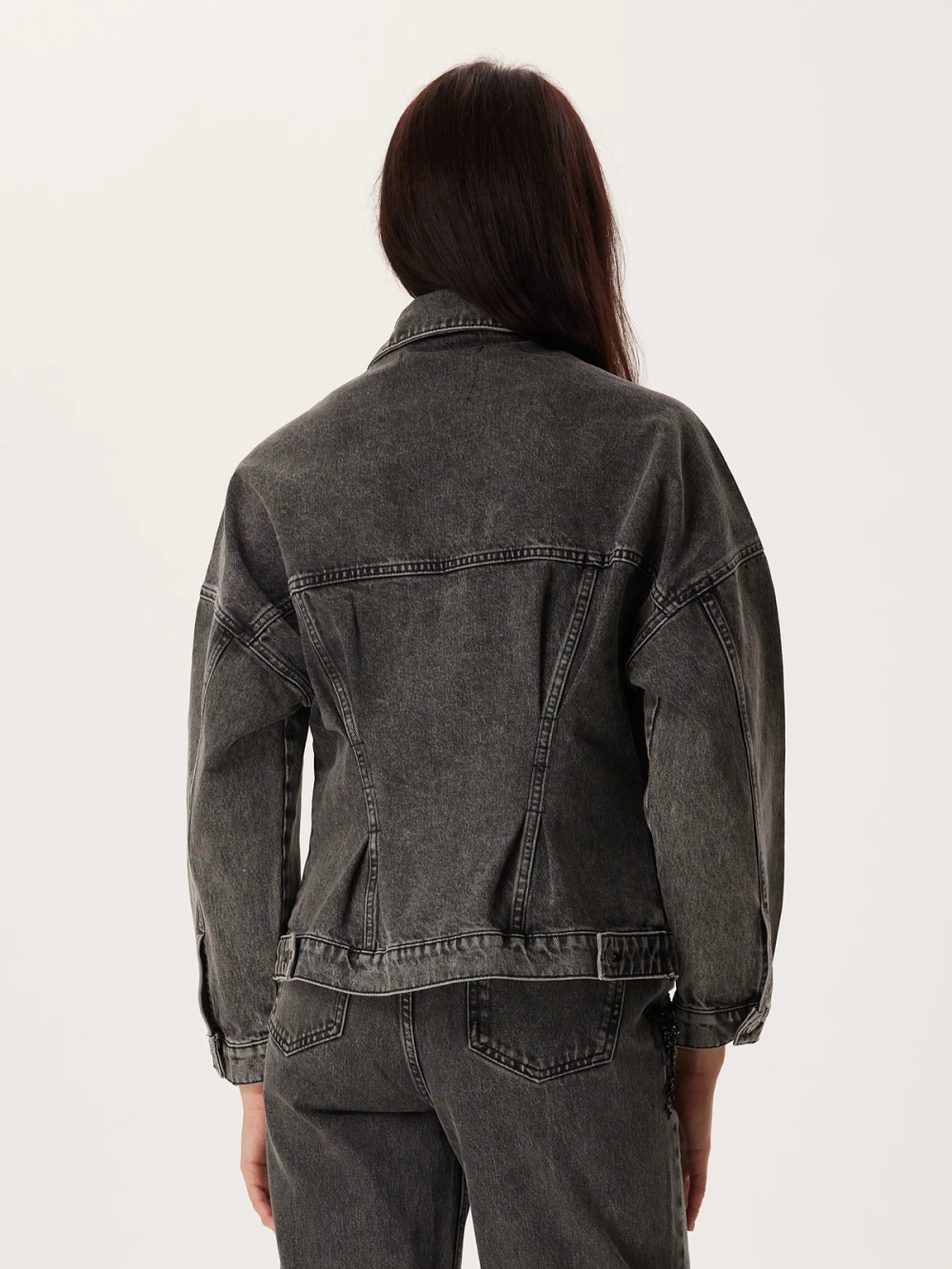 Жакет джинсовый АУРА, черный