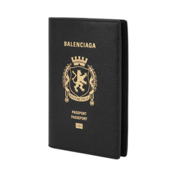 Balenciaga Logo Printed Passport Holder