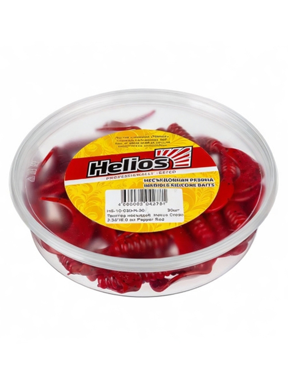 Твистер несъедобный Helios Credo 2,35"/6,0 см Lime 30шт. (HS-10-008-N-30)