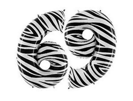 Г ЦИФРА 6/9  40" Zebra