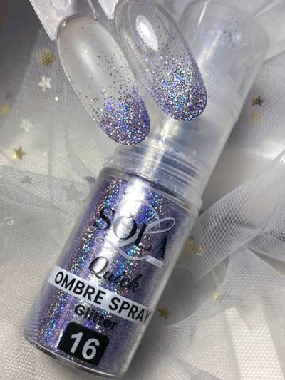 Sola Quick Ombre Dry Spray 16 Glitter - Сухой Спрей-омбре для градиента, 10мл