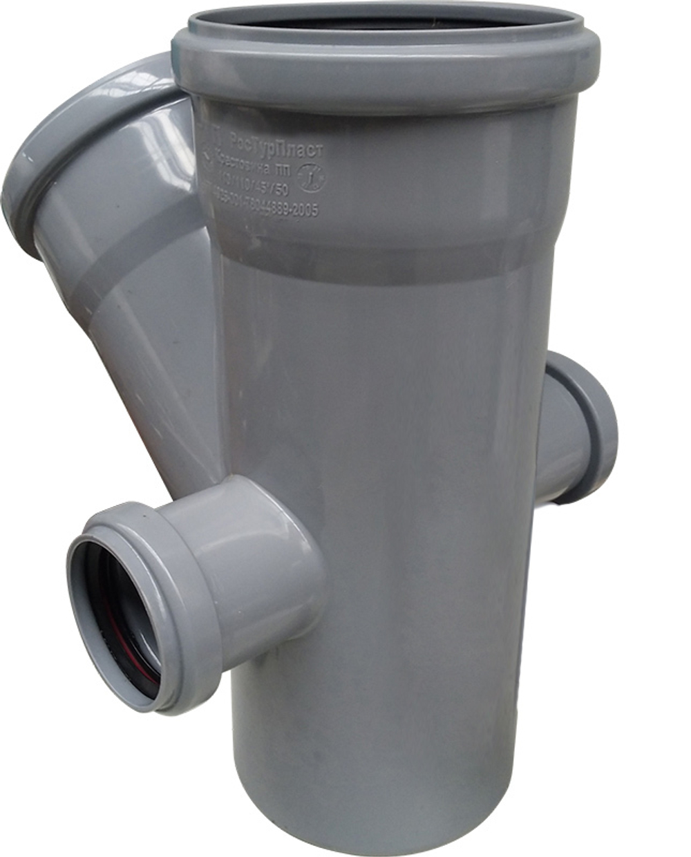 Крестовина двухплоскостная, левая/правая ВК ПП 110/110/50/50х45, короб, серый,РТП (14/1)