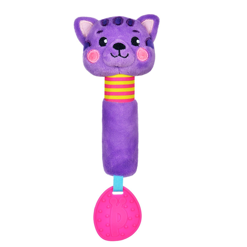 939516/Пищалка с силиконовым прорезыват.Котик/35