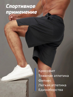 Шорты Legenda Urban с карманами черные
