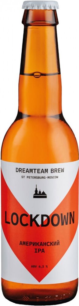 Пиво Дримтим Локдаун / Dreamteam Lockdown 0.33л - 12шт