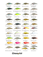 Воблер для рыбалки Pontoon21 Cheerful 40SP-MR, 40мм., 2.7гр., заглубление 0.5-1 м., цвет R45