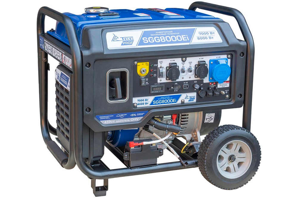 Бензиновый инверторный генератор TSS SGG 8000Ei с блоком АВР
