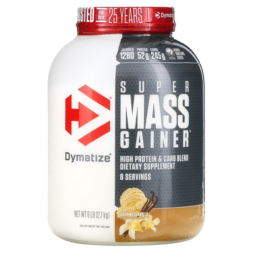 Dymatize, Super Mass Gainer™, со вкусом ванили, 2,7 кг (6 фунтов)