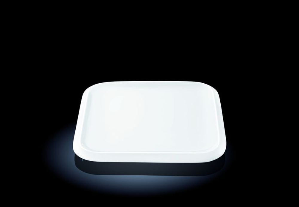 Тарелка квадр. 200*200 мм. утолщенный край Wilmax /6/36/