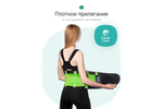 Фитнес пояс для похудения CleverCare, зеленый, размер XL