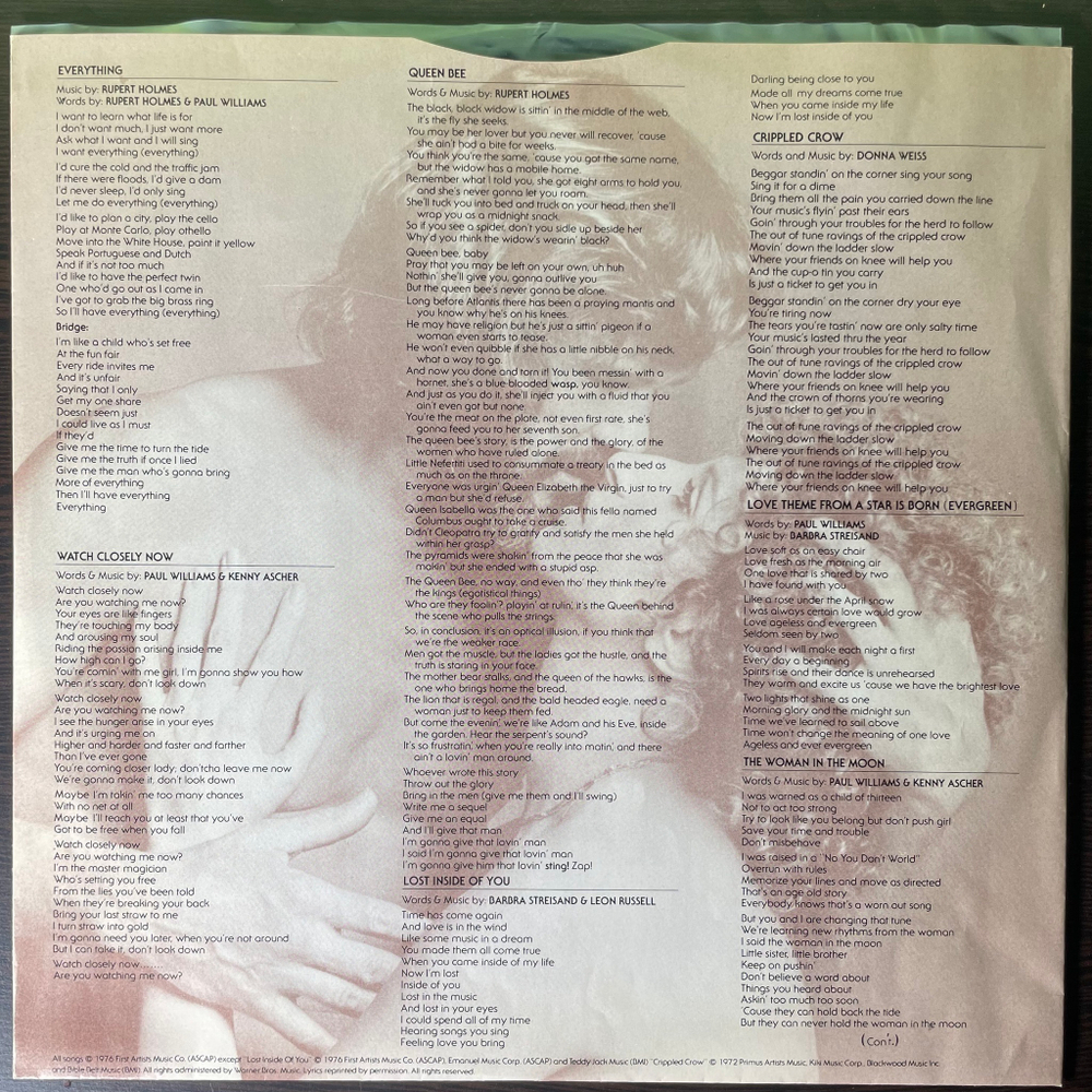 Streisand, Kristofferson ‎– A Star Is Born (США 1976г.)