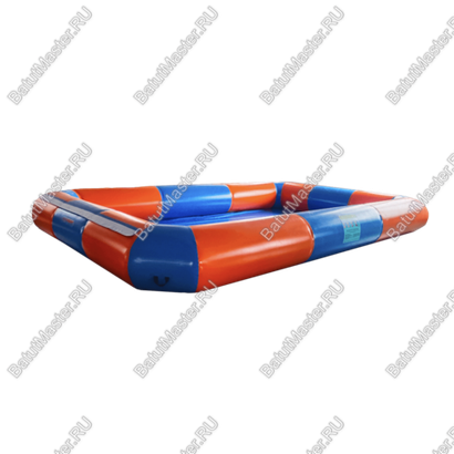 Бассейн для водной горки 6*4*0,65 м с липучкой для горки