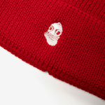 Beanie Hat Embroidered Logo Red