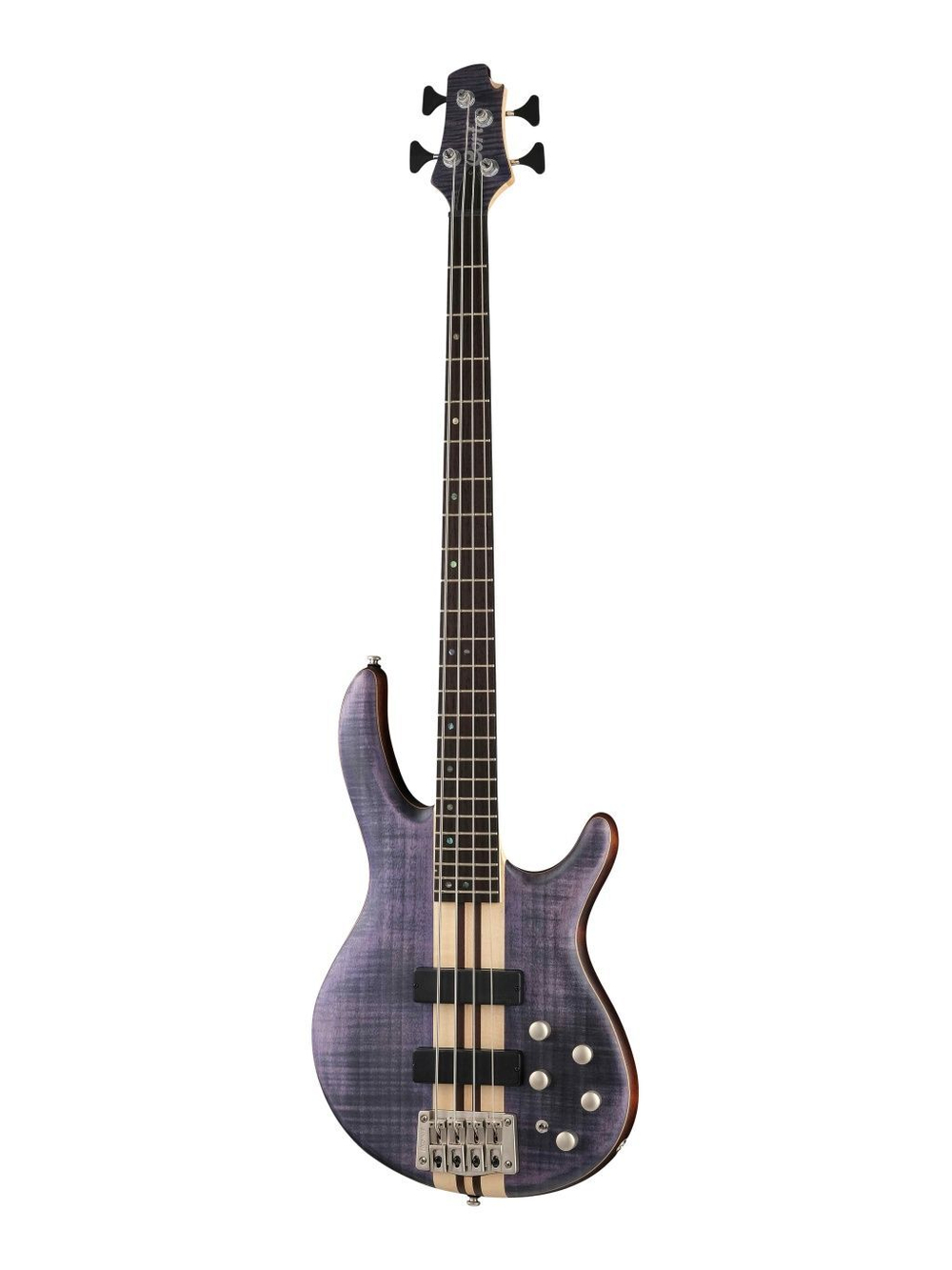A4-Plus-FMMH-OPLB Artisan Series Бас-гитара, черная, Cort