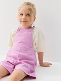Полукомбинезон из джинскота "Сиреневый крокус"