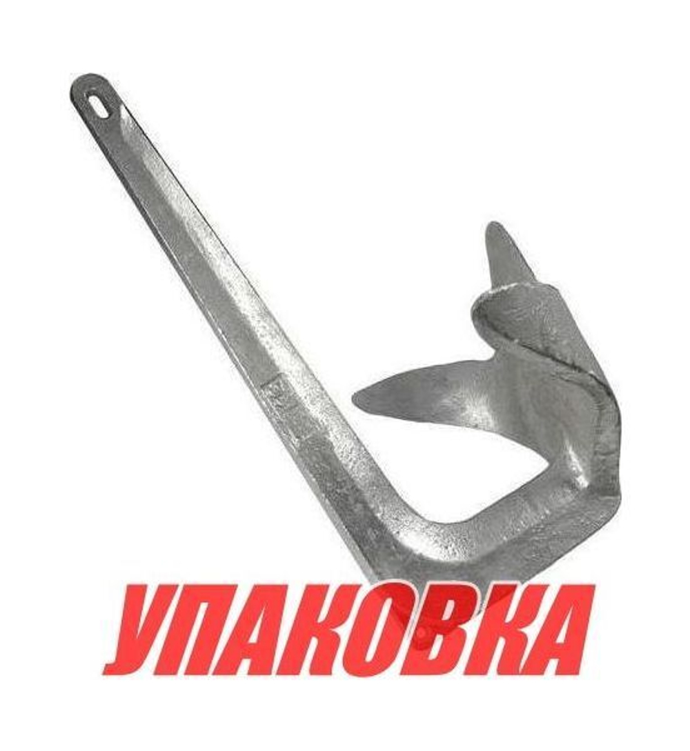 Якорь Брюса 7.5 кг, оцинкованный Marine Rocket (упаковка из 4 шт.)