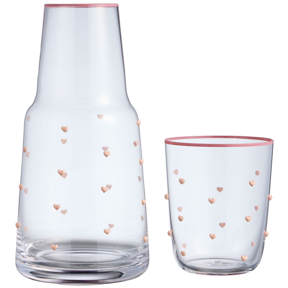 ГРАФИН С КРЫШКОЙ-СТАКАНОМ "SWEETY" 890/330 МЛ