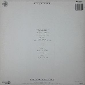 Elton John / Too Low For Zero (LP)