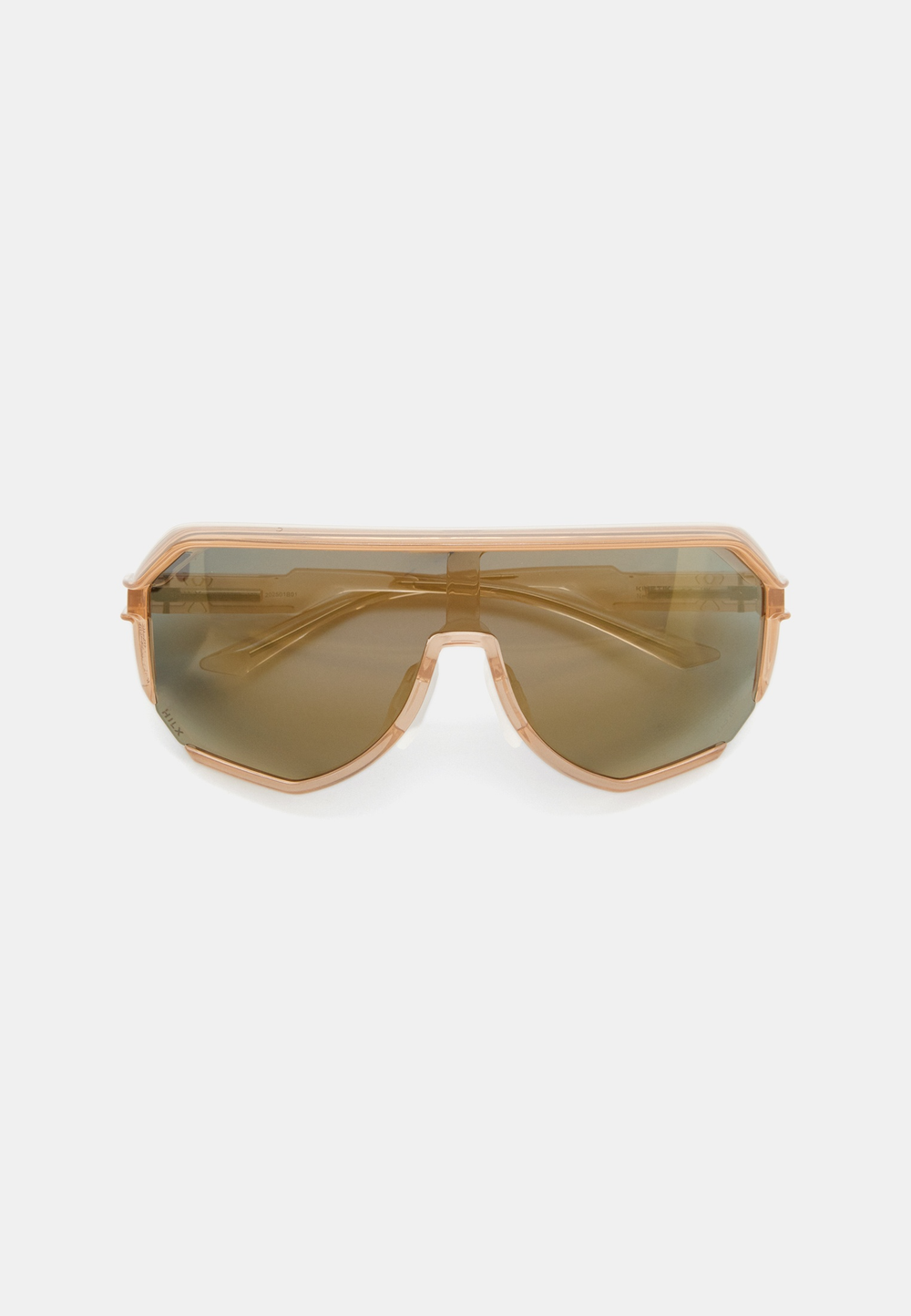 Спортивные очки HILX Newblood Shiny Crystal Orange / Gold Mirror Lens