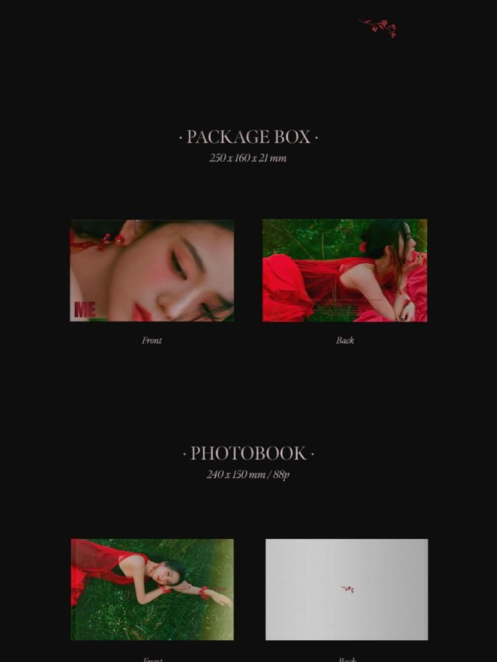Альбом JISOO - ME JISOO 1st Single Album RANDOM Version